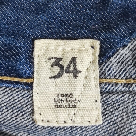 Volcom jeans men's size 34 ink blue Kinkade Classic fit straight leg jeans - Picture 8 of 16